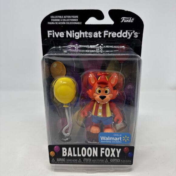 Funko Action Figure:🎈Five Nights At Freddy's - Balloon Foxy (Walmart Exclusive) - Picture 1 of 5